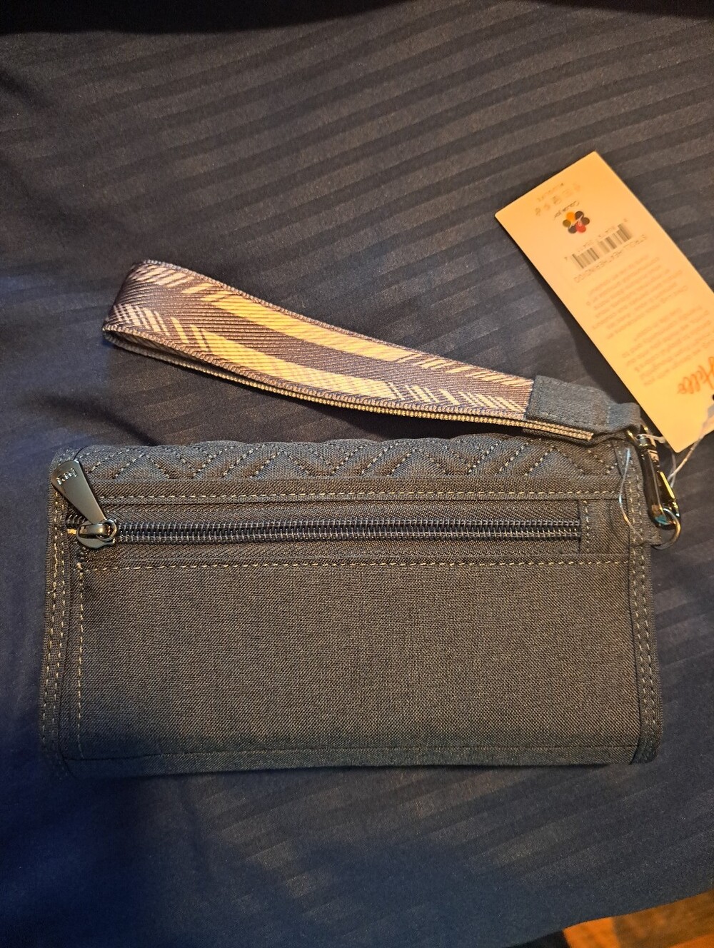 Lug Stroll Wallet In Heather Indigo - Picture 2 of 3